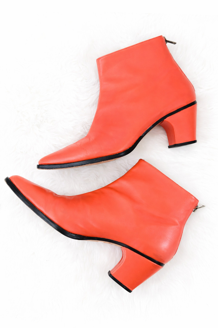 Rachel Comey Sonora Leather Bootie in Poppy
US 10